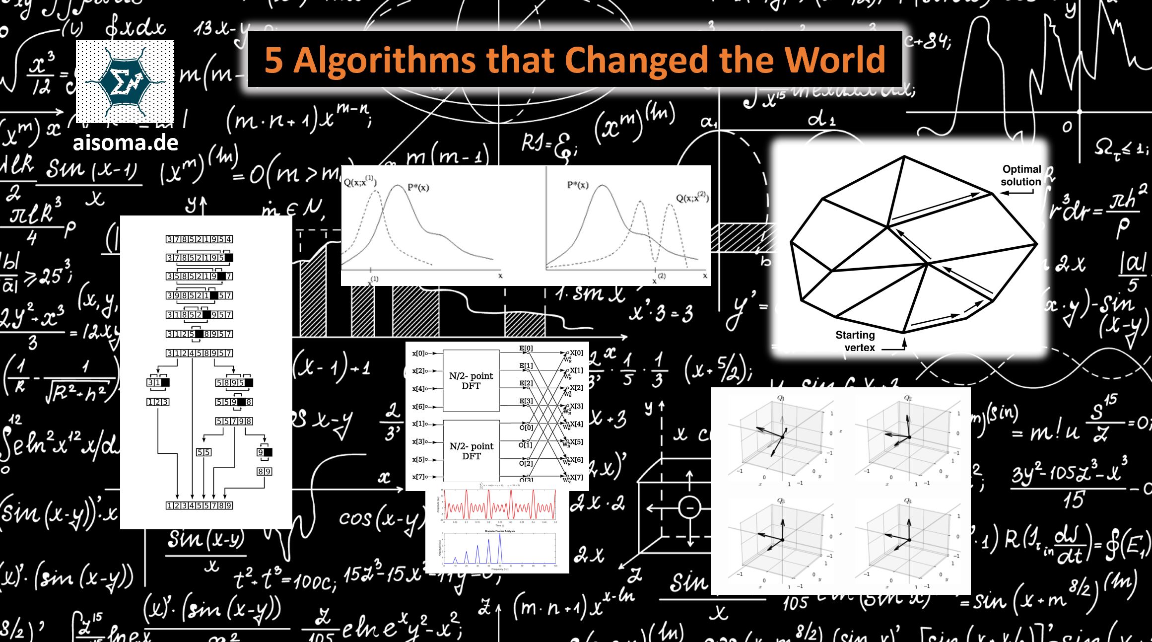 AISOMA -5 Algorithms that Changed the World