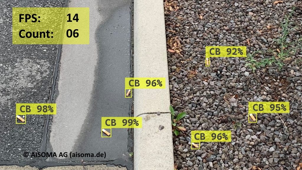 Litter Detection mit KI - künstlicher Intelligenz